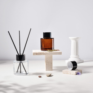 Luxury Essential Oil Aromatherapy Diffuser Bottle 50ml 100ml Empty Glass with Reed <strong>Perfume</strong> Sticks Screw Cap Sealing - Product Image 4