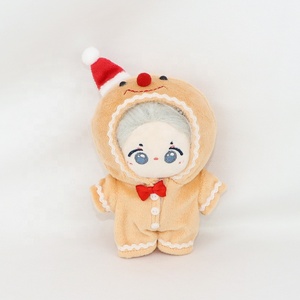 10cm bông <span class=keywords><strong>Inflatable</strong></span> Đồ chơi búp bê Quần Áo giáng sinh Series <span class=keywords><strong>Snowman</strong></span> Tuần Lộc Sao giáo dục thời trang búp bê phụ kiện quần áo - Product Image 3