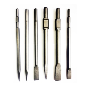 Hex Shank Scraping <strong>Chisel</strong>, 1-1/8&quot; <strong>Chisel</strong> Hex <strong>for</strong> Electric Demolition Jack Hammer - Product Image 4