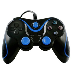 แผงควบคุมเกมสำหรับ PS 2, แผงควบคุมระบบสั่นแบบคู่ดีไซน์ P2คอนโซลเกมจอยสติ๊ก - Product Image 3