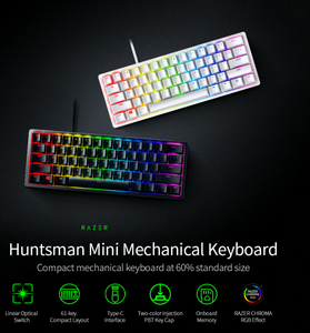 Razer Huntsman迷你光开关游戏键盘，具有尖端高度便携 - Product Image 4