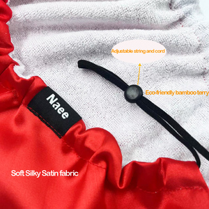 Mens đảo ngược mượt satin tre râu nắp ca-pô trước khi đi ngủ râu Bandana - Product Image 4