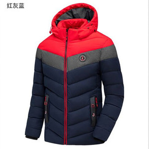 Nhà Máy Biểu Tượng Tùy Chỉnh Người Đàn Ông Của Windproof Đội Mũ Trùm Mũ Trùm Baggy Áo Khoác Giản Dị Đứng Cổ Áo Mùa Đông Dây Kéo Đóng Cửa Dịch Vụ OEM - Product Image 6