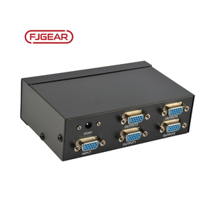 SPLITTER VGA FJGEAR, precio de fábrica, garantía de calidad, ancho de banda de ordenador, 250MHz, 1 entrada, 4 salidas, 1 divisor VGA - Product Image 6