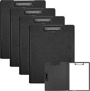 A4 gấp thư mục clipboard với clip kim loại, được sử dụng cho các cuộc phỏng vấn việc làm văn phòng y tế trường học, thư mục viết bảng. - Product Image 3