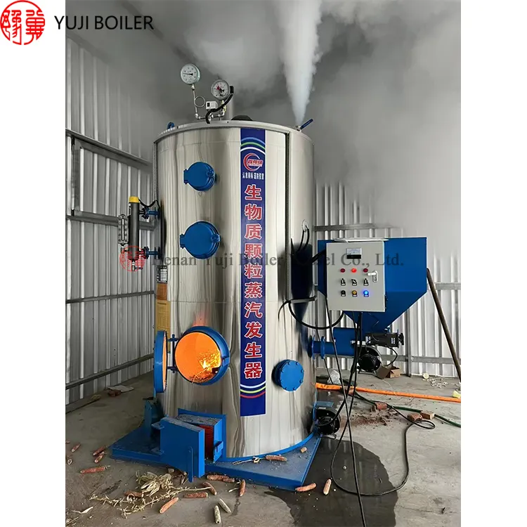 Caldera Vertical bioquímica para uso industrial, generador de vapor de bioquímica de acero inoxidable, 500Kg por hora