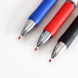 O & Q giá rẻ Nhựa bút văn phòng trường bấm vào bóng bút màu xanh/mực đen 0.5mm nhiều lớp mới lạ tùy chỉnh logo kinh doanh - Product Image 4