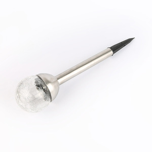 Çatlak ışık cam küre renk değiştirme lamba yol geçit veranda Yard için LED güneş bahçe çim ışığı - Product Image 2
