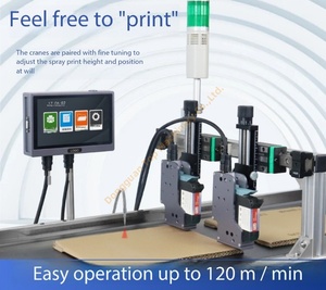 Impresora de inyección de tinta de doble cabezal de fuente grande de 50mm para codificación de fecha, caja de papel, bolsa de impresora de inyección de tinta - Product Image 4