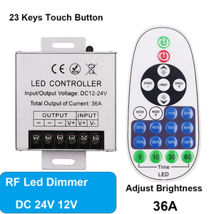 36A DC 12V 24V 5 canale di uscita RGBCW LED amplificatore RGB telecomando per 5050 2835 Led strisce moduli Led - Product Image 4