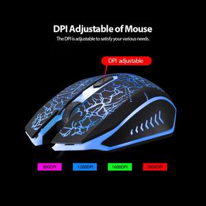 Best Seller Wired <strong>Keyboard</strong> and Mouse Gamer for Laptop and <strong>Desktop</strong> Computer <strong>with</strong> Colorful LED Gaming <strong>Keyboard</strong> Mouse Combos - Product Image 5