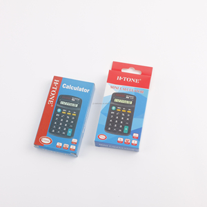 Promotion benutzer definierte Logo Druckerei Finanz funktions tische Rechner Mini 8-stellige Solar Pocket able Kosten rechner - Product Image 6