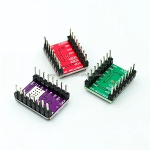 Isı emici 3D yazıcı parçaları StepStick taşıyıcı Reprap rampaları 1.4 1.5 1.6 MKS GEN V1.4 kurulu ile A4988 809step Motor sürücü - Product Image 4