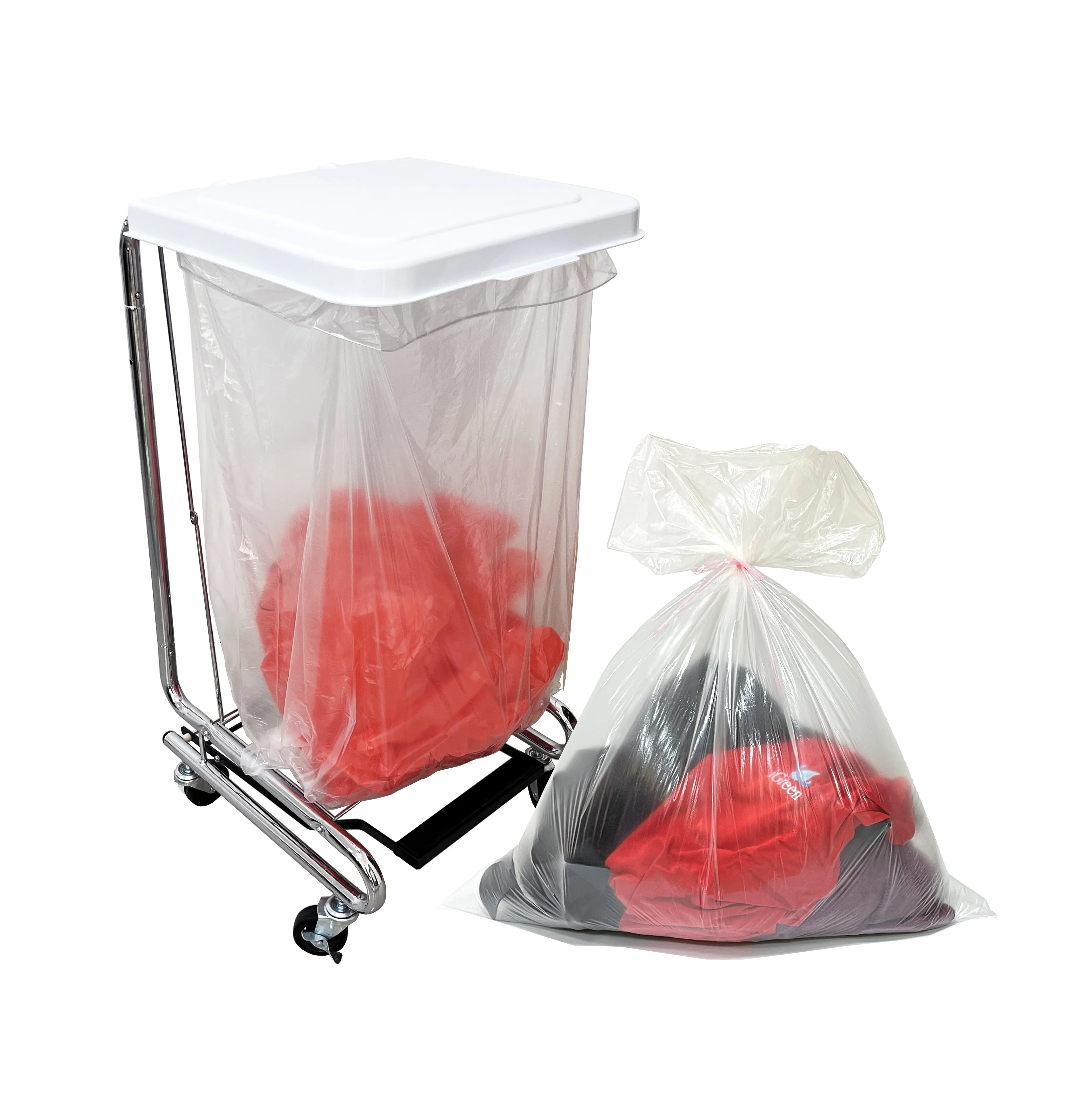 Eco amigável PVA água quente e fria solúvel lavanderia saco tecido armazenamento sacos lavanderia produtos