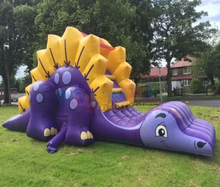 Outdoor Mini Kinder Hinterhof Spielplatz Chateaux Gonflables aufblasbare Drachen rutsche Hüpfburg