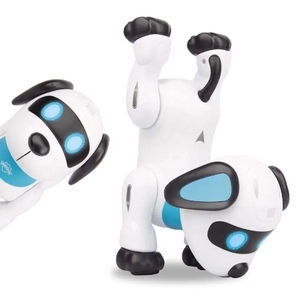 Yeni varış çocuklar ses kontrol programlama dublör Pet köpek Robot oyuncaklar akıllı yürüyüş biyonik robotik köpek müzik ile - Product Image 3