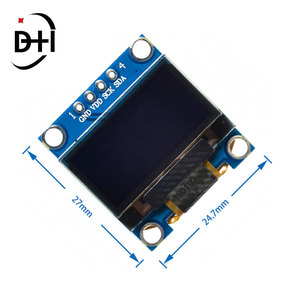 0.96 inç IIC seri 4pin beyaz/mavi/sarı mavi OLED ekran modülü 128X64 12864 LCD ekran panosu için arduino oled