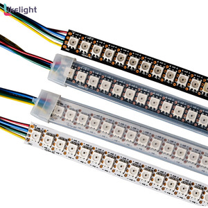 DC5V APA102c цифровая гибкая светодиодная лента 144 светодиодов Smd 5050 Rgb пиксельный диод полноцветный декоративный контроль линии данных 1 м клей - Product Image 4