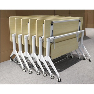 会议桌培训桌铝框折叠桌简易移动笔记本电脑桌 - Product Image 5
