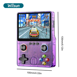 Jo X6ポータブルハンドヘルドゲームプレーヤービデオゲームコンソールハンドヘルドコンソールデュアルジョイスティックアーケードデュアル3Dジョイスティックギフト用 - Product Image 4