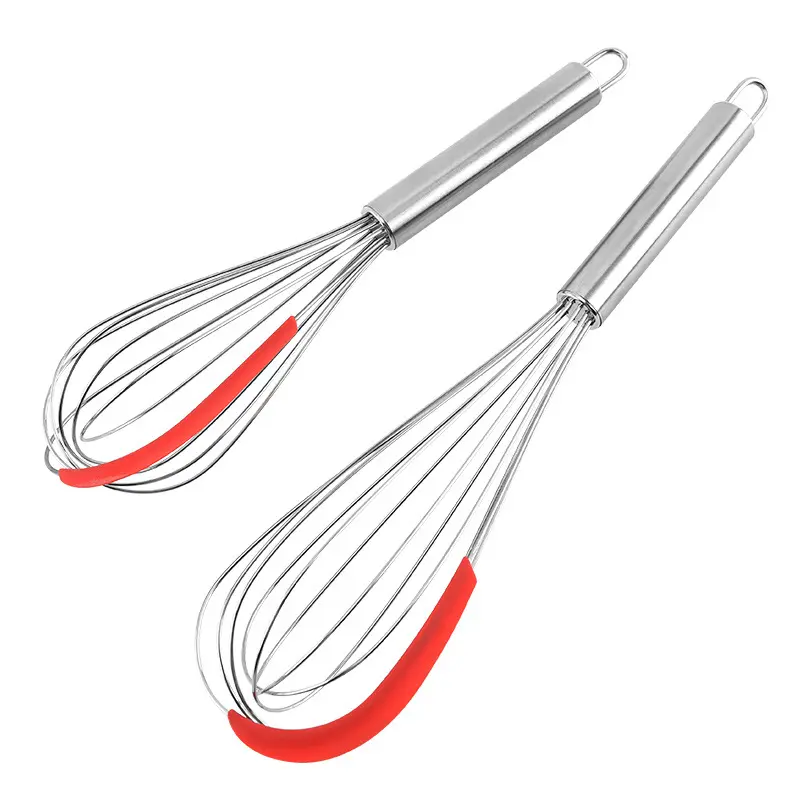 स्टेनलेस स्टील Whisk रसोई गैर छड़ी Cookware के लिए Whisks, गुब्बारा अंडे का डिब्बा सम्मिश्रण के लिए एकदम सही, Whisk