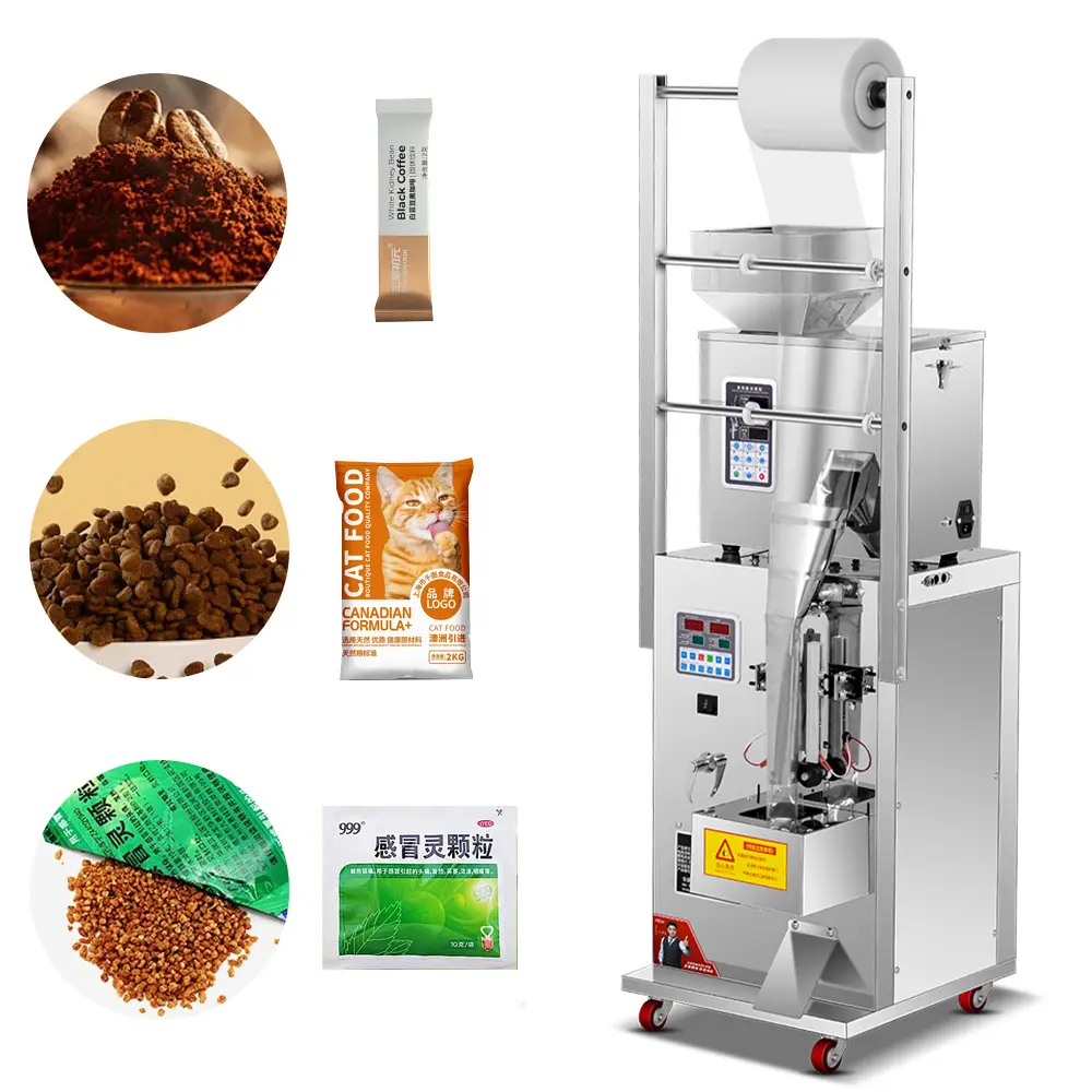 Mesin kemasan kantong teh kopi bubuk gula beras otomatis mesin kemasan multifungsi bumbu Sachet kecil