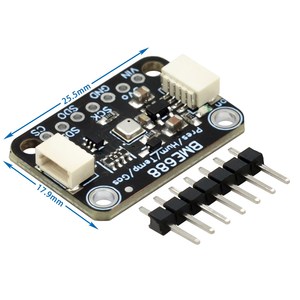 BME688 modulo sensore ambiente temperatura/umidità/pressione/Gas AI Smart I2C - Product Image 6