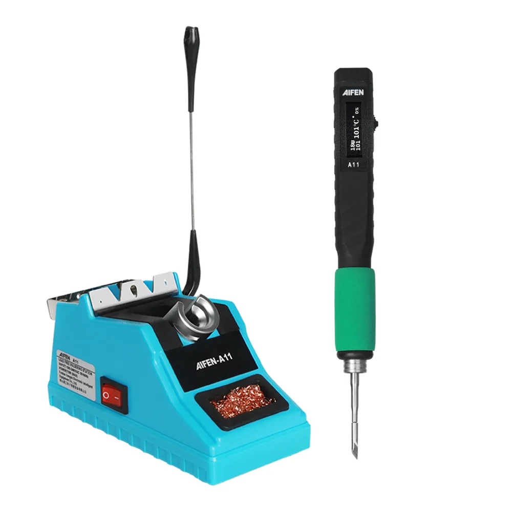 In Stock!! AIFEN A11 Soldering Station BGA SMD with Soldering iron for mobile repairing SMD