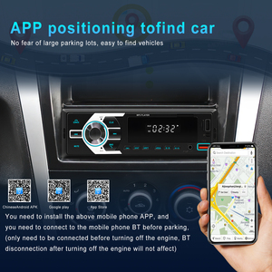 Podofo araba MP3 çalar 1 Din araba radyo Stereo BT/USB/SD/AUX-IN/FM ses asistanı radyo - Product Image 3