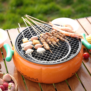 Угольный гриль для барбекю, портативный гриль для барбекю, домашний гриль для барбекю, многофункциональная плита для вечеринки в саду, барбекю, жареное мясо - Product Image 5