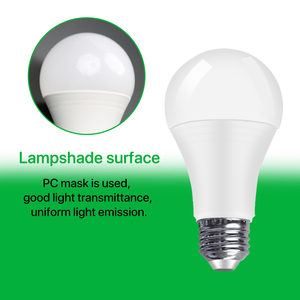 Bán chạy nhất tiết kiệm năng lượng chiếu sáng trong nhà dẫn bóng đèn màu xanh lá cây ánh sáng 3W 5W 7W dẫn bóng đèn - Product Image 2