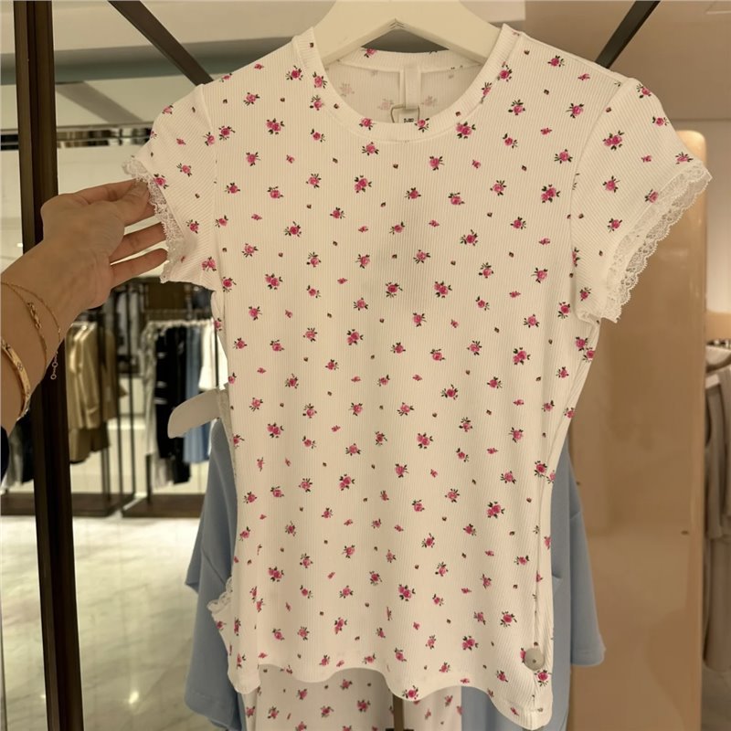 Floral blanc