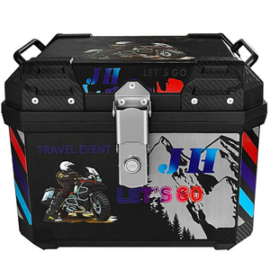 Su geçirmez 36L/45L motosiklet gövde saklama kutusu PP küfe durumda ABS motosiklet kutusu depolama için - Product Image 2