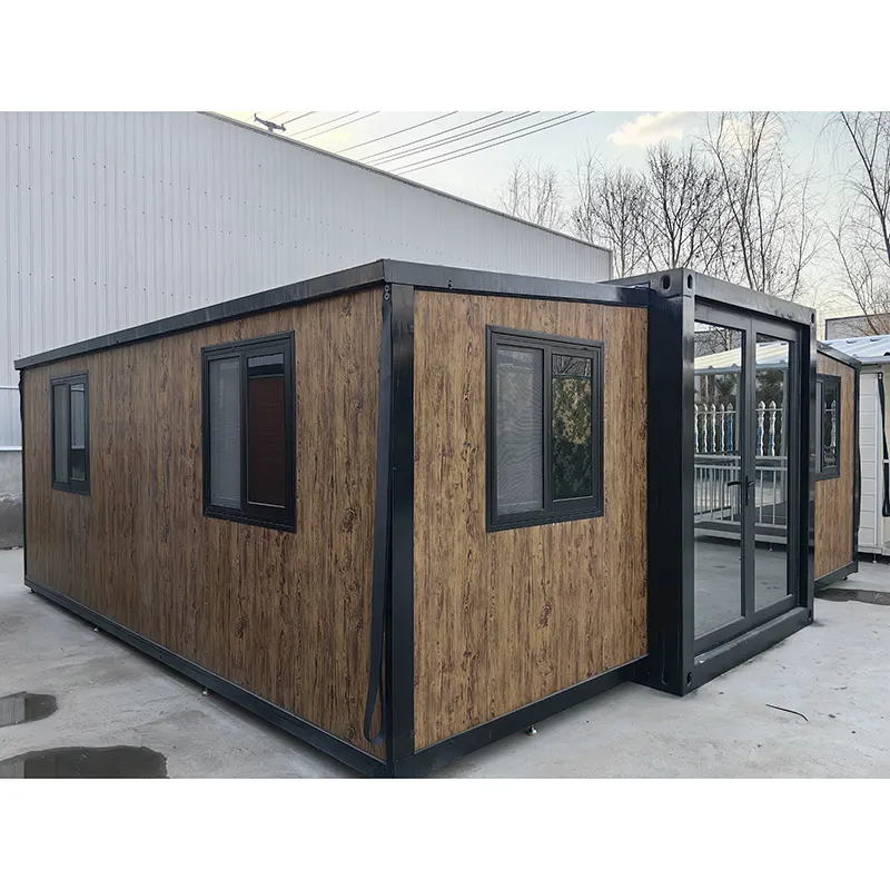 בית נייד להרחבה בתים טרומיים בתים מודולריים מחיר תחרותי בתים מכולות מתרחבות מעץ