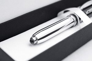 Longorgeous Nhà Máy Bán Buôn 3 Trong 1 Khắc Bi Quà Tặng Bút Với Ánh Sáng LED Và Stylus Tip Cảm Ứng Sang Trọng Bút Cho ENC - Product Image 5