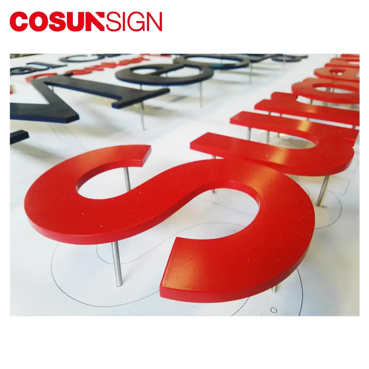 Cosun Großhandels preis kunden spezifische Form PVC-Brief fabrik Shenzhen