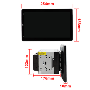 10.1 Inch <strong>Android</strong> 10.0 RAM 1G ROM 16G Universal Car GPS Multimedia 2din Radio with HD 180deg Rotatable Screen - Product Image 4