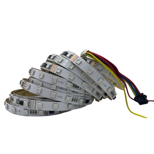 16703 RGB IC Адресуемая Светодиодная лента 60 светодиодов DC12V 24V волшебный цвет IC программируемая цифровая светодиодная Пиксельная световая лента