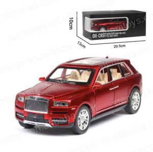 Döküm 1:24 Cullinan alaşım araba modeli simülasyon araba oyuncak geri çekme ses ve hafif metal toplama araba modeli - Product Image 1