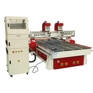 多头cnc木材路由器家具机械AKM1325-2 4x 8ft cnc路由器木门用三角伺服电机 - Product Image 3