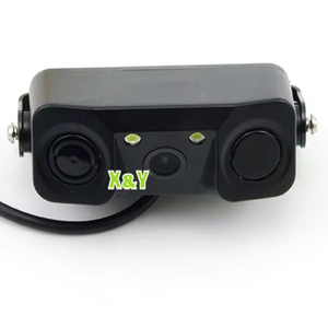 4 in 1 Car <strong>Reversing</strong> Aid/reverse Camerawith 2 <strong>Sensors</strong> Indicator Buzzer Alarm +1 Display Car Reverse Radar Assistance <strong>System</strong> - Product Image 1