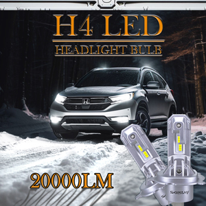 24W LED araba far Fansless H1 6500K H1 H3 H4 modelleri Hilux ve Lancer için HID sis ampul ile aynı tasarım - Product Image 6