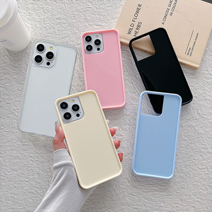 批发厂家廉价WF凹槽相框刀片手机套TPU软橡胶大孔保护套适用于Iphone 6 7 8 Plus - Product Image 2