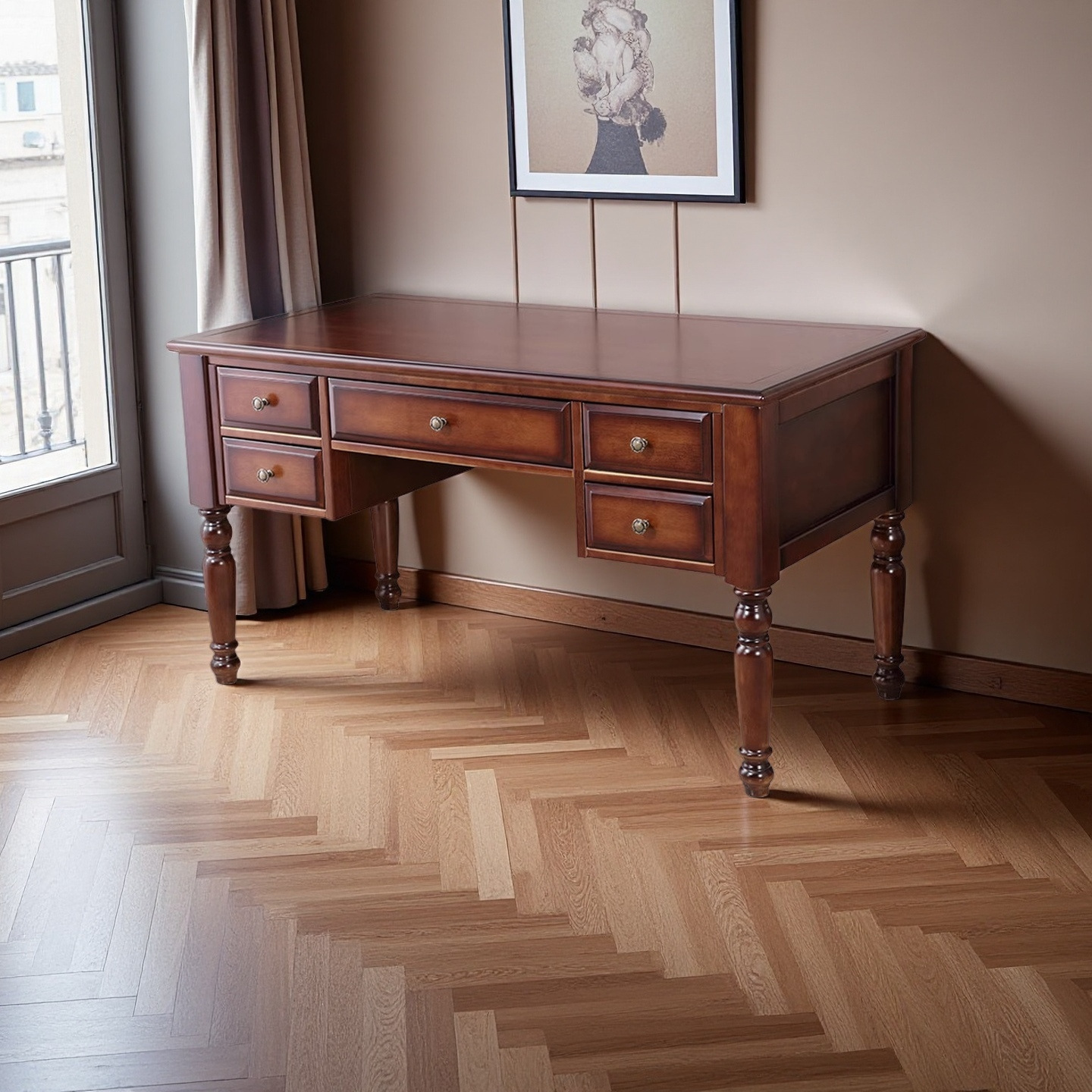 Writing desk 1400*700*760mm Color notes