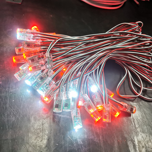 WS2801 IC akıllı 12mm DC RGB tam renkli DMX LED piksel ışık dize Topsung - Product Image 4