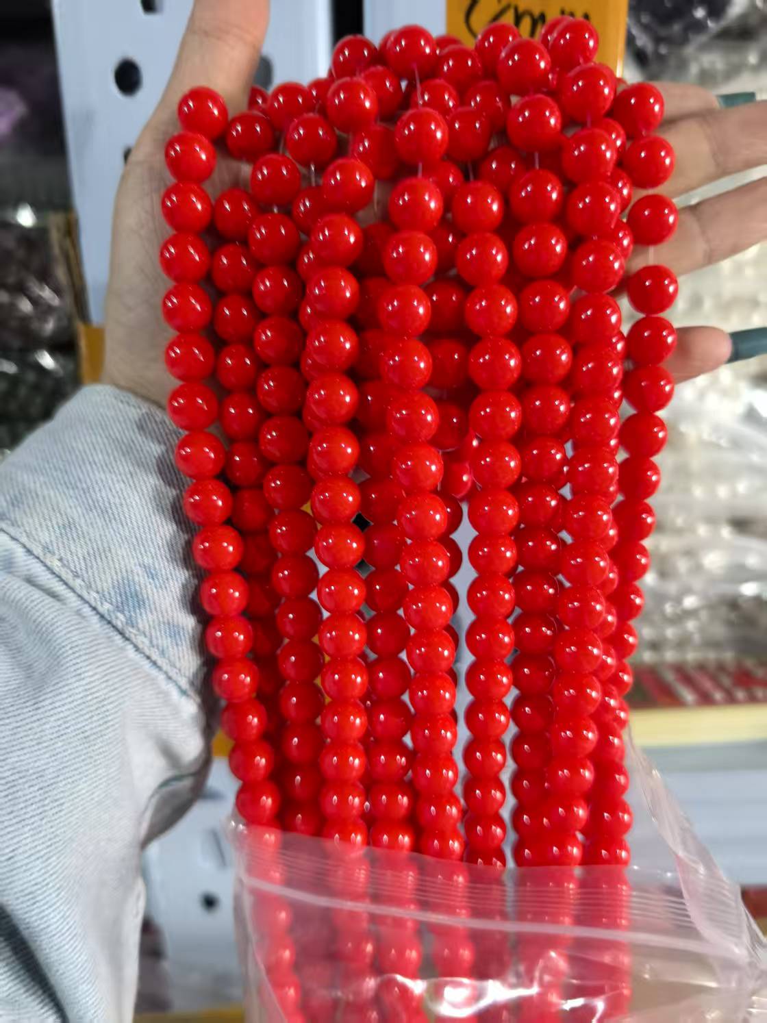 Deux cinq rouge