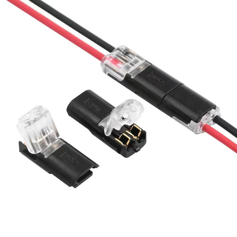 2-Pins Weg Stekker Auto Waterdichte Elektrische Connector Connector Kabel Tweedraads Auto Draad Connector Inter-Plug Dropshipping