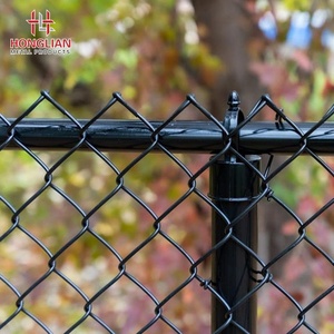 Cheap 4 Ft <strong>6</strong> Ft <strong>8</strong> Ft 10ft X 6ft Diamond Mesh Wire Fencing Black PVC Coated Chain Link <strong>Fence</strong> for Site Protectionesh