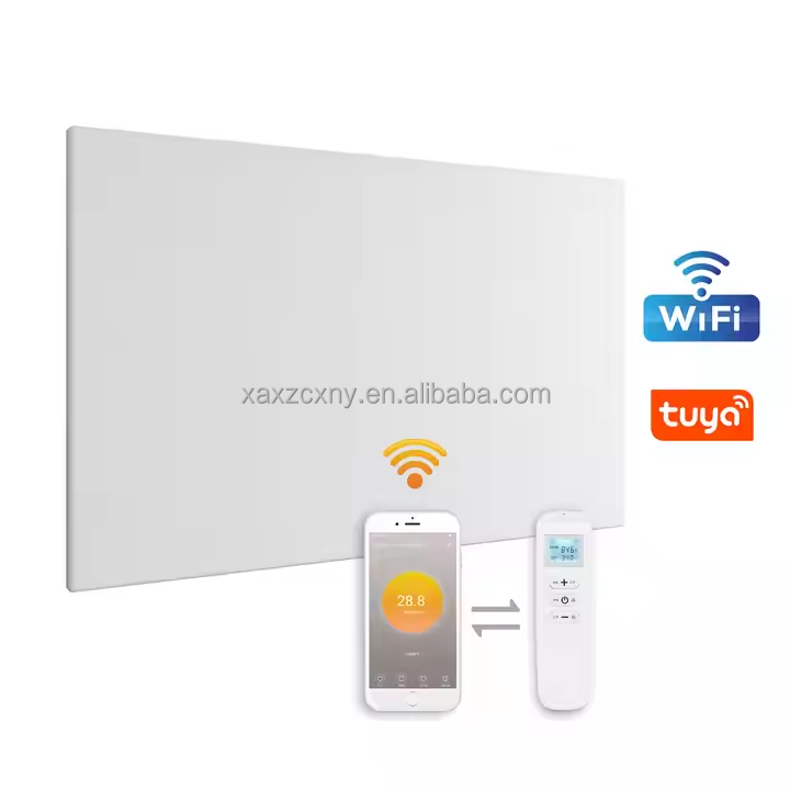 Panneau ignifuge blanc 400w + wifi + télécommande