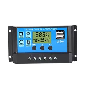 ESG 20A solare Charr Controller PWM tipo con porta USB e Display certificata CE per pannello solare batteria Intellint regolatore - Product Image 3